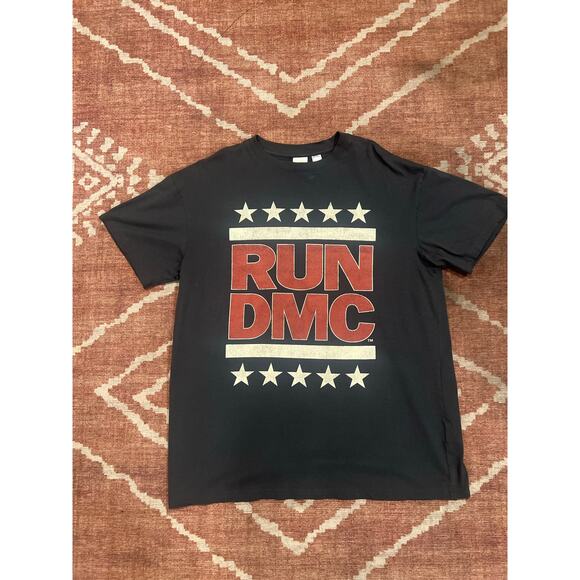 Men’s RUN DMC T Shirt M Gray - Picture 2 of 6